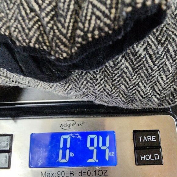 Komarov Sweater Jacket Women’s Small Black Gray‎ Knit Herringbone - Picture 13 of 13